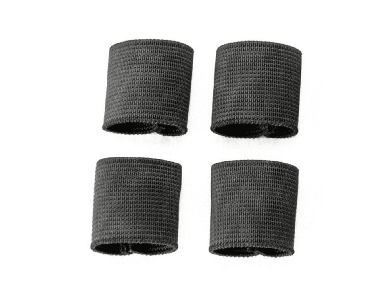 GP Gear 1" Elastic Webbing Strap Keepers / Retaining Bands 4 Pack